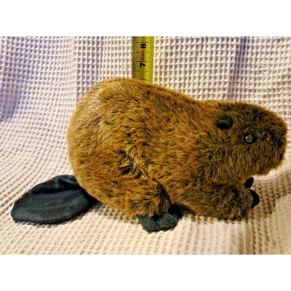 Fiesta Realistic Brown Beaver Plush 11